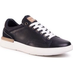 Sneakersy WRANGLER - Discovery Derby WM01181A Navy 016. Niebieskie sneakersy męskie Wrangler, na co dzień, bez wzorów, ze skóry, bez zapięcia. Za 279,00 zł.
