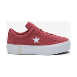 Converse One Star Seasonal Tenisówki Czerwony Różowy. Różowe trampki i tenisówki damskie Converse, bez wzorów, ze skóry, bez zapięcia. Za 430,95 zł.