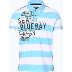 Camp David - Męska koszulka polo, niebieski. Niebieskie koszulki męskie Camp David, xl, z nadrukiem, bez rękawów. Za 299,95 zł.