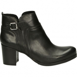 Botki - 9500 VIT NERO. Czarne botki damskie na zamek Venezia, ze skóry. Za 239,00 zł.