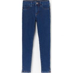 Jeansy skinny fit - Granatowy. Niebieskie jeansy damskie Reserved. Za 49,99 zł.