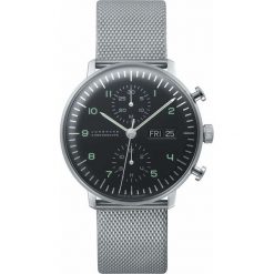 Zegarki męskie: Zegarek męski Junghans Max Bill Chronoscope 027.4500.45