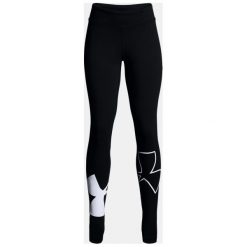 Spodnie dresowe damskie: Under Armour Spodnie damskie Finale Knit Legging czarne r. S (1311007-001)