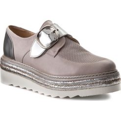 Półbuty ZINDA - Metik-Tepan 3354 Grey. Szare półbuty damskie Zinda, bez wzorów, ze skóry, bez obcasa, na obcasie, bez zapięcia. W wyprzedaży za 339,00 zł.