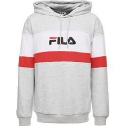 Bluzy męskie: Fila THOMAS HOODED Bluza z kapturem light grey melange