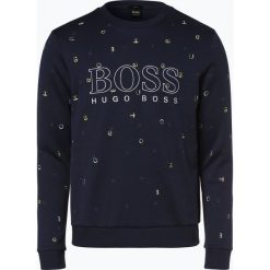 BOSS Athleisure - Męska bluza nierozpinana – Salbo Iconic, niebieski. Niebieskie bluzy męskie BOSS Athleisure, xxl, bez wzorów, bez kołnierzyka, bez rękawów, bez kaptura. Za 649,95 zł.