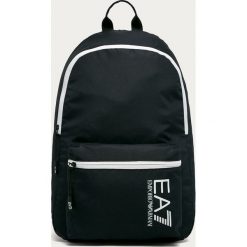 EA7 Emporio Armani - Plecak. Czarne plecaki damskie EA7 Emporio Armani, z nadrukiem, z poliesteru. Za 289,90 zł.