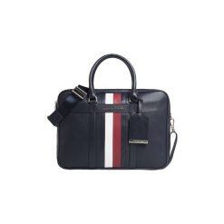 Aktówki / Teczki Tommy Hilfiger AM0AM04467 ELEVATED. Niebieskie aktówki męskie TOMMY HILFIGER, bez wzorów. Za 888,50 zł.