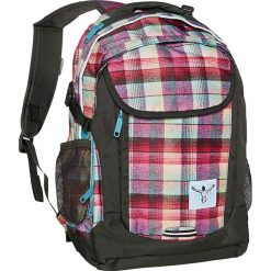 Plecak "Cambridge" w kolorze oliwkowo-różowym - 30 x 47 x 15 cm. Różowe plecaki damskie marki Chiemsee Bags, w paski. W wyprzedaży za 216,95 zł.