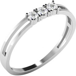 Złoty pierścionek z diamentami. Szare pierścionki damskie marki Diamant Vendôme, z diamentem, złote. W wyprzedaży za 408,95 zł.
