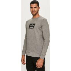 Trussardi Jeans - Bluza. Szare bluzy męskie Trussardi Jeans, s, z nadrukiem, z bawełny, z okrągłym kołnierzem, bez rękawów, bez kaptura. Za 369,90 zł.