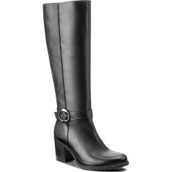 Kozaki ANN MEX - 8417 01S Czarny. Czarne buty zimowe damskie marki Ann Mex, ze skóry. W wyprzedaży za 339,00 zł.