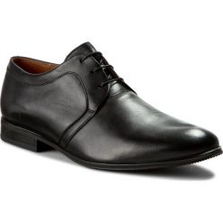 Półbuty GINO ROSSI - Chuck MPV678-N82-E100-9900-0 99. Czarne buty wizytowe męskie Gino Rossi, bez wzorów, ze skóry, eleganckie, bez zapięcia. W wyprzedaży za 189,00 zł.