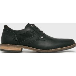 Bullboxer - Półbuty. Czarne mokasyny męskie marki Bullboxer, ze skóry, casualowe. Za 369,90 zł.