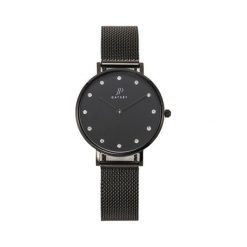 Zegarek JP Gatsby Zegarek damski Aiolith Double Black / Black JPG1007 uniwersalny. Czarne zegarki damskie JP Gatsby. Za 359,10 zł.