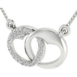 Złoty naszyjnik z diamentami - dł. 40 cm. Szare naszyjniki damskie Vittoria Jewels, z diamentem, złote. W wyprzedaży za 1029,95 zł.