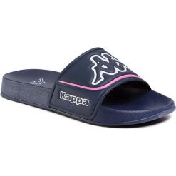 Klapki KAPPA - Mirton 242736 Navy/Rose 6721. Niebieskie klapki damskie Kappa, bez wzorów, ze skóry ekologicznej, bez obcasa. Za 59,00 zł.
