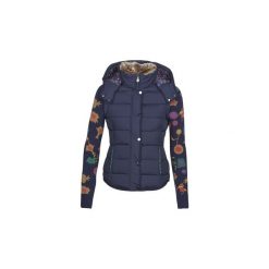 Kurtki pikowane Desigual PIA. Niebieskie kurtki damskie Desigual, bez wzorów, bez kaptura. Za 503,30 zł.