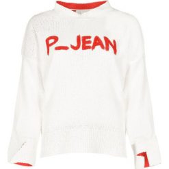Sweter Pinko PE 19 PJEAN 1X10H7 Y5EK. Białe swetry damskie Pinko, s, bez wzorów, z bawełny, klasyczne, bez rękawów, bez kaptura. W wyprzedaży za 659,00 zł.