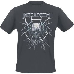 T-shirty męskie: Megadeth Elec Vic T-Shirt ciemnoszary