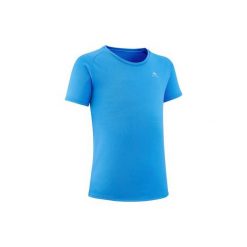 Koszulka turystyczna z krótkim rękawem - MH500 - dla chłopców. Niebieskie t-shirty chłopięce QUECHUA, bez wzorów, z poliesteru, z krótkim rękawem. Za 14,99 zł.