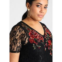 Bluzki asymetryczne: Evans EMBROIDERED Bluzka black