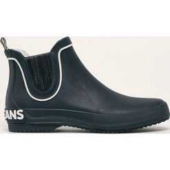 Pepe Jeans - Kalosze Brent Chelsea. Czarne kalosze damskie Pepe Jeans, bez wzorów, z jeansu. W wyprzedaży za 129,90 zł.