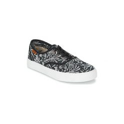 Buty Victoria INGLES ESTAP HOJAS TROPICAL. Czarne trampki i tenisówki damskie Victoria, bez wzorów, bez zapięcia. Za 129,50 zł.