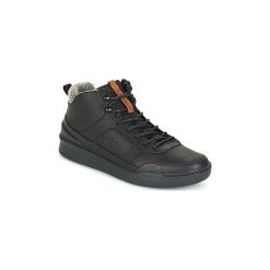 Buty Lacoste EXPLORATEUR MID. Czarne trampki męskie marki Lacoste, bez wzorów, bez zapięcia. Za 631,20 zł.