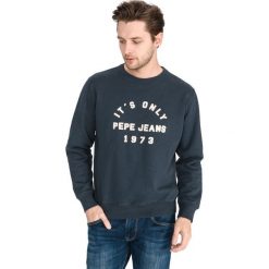 Pepe Jeans Arnold Bluza Niebieski. Niebieskie bluzy męskie Pepe Jeans, xxl, z haftami, z bawełny, bez kołnierzyka, bez rękawów, bez kaptura. Za 330,95 zł.