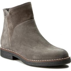 Botki NESSI - 863/O Szary 9/Szary W1. Szare botki damskie na zamek Nessi, z nubiku. W wyprzedaży za 229,00 zł.