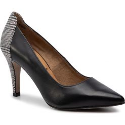 Szpilki TAMARIS - 1-22445-23 Black/Tartan 011. Czarne półbuty damskie Tamaris, bez wzorów, ze skóry ekologicznej, bez obcasa, na obcasie, bez zapięcia. Za 229,00 zł.
