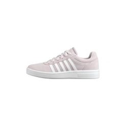 Buty K-Swiss Court Cheswick Sde. Różowe trampki i tenisówki damskie marki K-SWISS, bez wzorów, bez zapięcia. Za 105,93 zł.