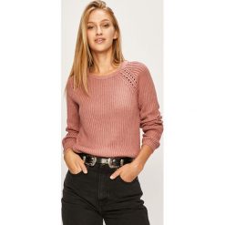 Tally Weijl - Sweter. Szare swetry damskie TALLY WEIJL, s, bez wzorów, z bawełny, z krótkim rękawem, krótkie, bez kaptura. Za 59,90 zł.