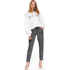 Spodnie długie damskie joggers. Czarne spodnie damskie Top Secret. Za 99,99 zł.