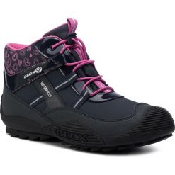 Śniegowce GEOX - J Atreus G.B Wpf A J847HA 00450 C4268 D Navy/Fuchsia. Niebieskie śniegowce dziewczęce Geox, bez zapięcia. Za 309,00 zł.