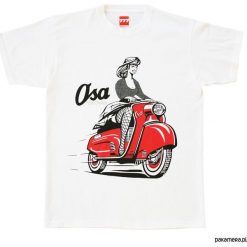 Koszulka OSA WFM tshirt. Szare koszulki męskie Pakamera, m, z napisami, bez kołnierzyka, bez rękawów. Za 77,00 zł.