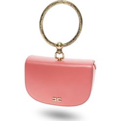 TOREBKA ELISABETTA FRANCHI Z BRANSOLETĄ. Różowe torebki worki damskie Elisabetta Franchi, bez wzorów, ze skóry ekologicznej, retro, do ręki, bez dodatków. Za 474,50 zł.