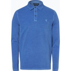 Marc O'Polo - Męska koszulka polo, niebieski. Niebieskie koszulki męskie Marc O'Polo, xl, bez wzorów, vintage, polo, z długim rękawem, długie. Za 349,95 zł.
