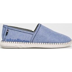 Strellson - Espadryle. Niebieskie espadryle męskie Strellson, ze skóry. W wyprzedaży za 199,90 zł.