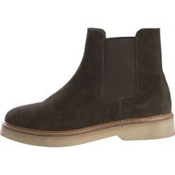 Botki damskie lity: Pieces PSPAMELIN SUEDE BOOT Botki na platformie black