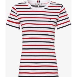 Tommy Hilfiger - T-shirt damski, biały. Białe t-shirty damskie TOMMY HILFIGER, l, bez wzorów, bez kołnierzyka. Za 199,95 zł.