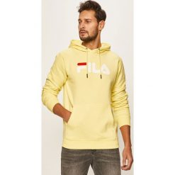 FILA - Bluza 681090. Zielone bluzy męskie Fila, s, z nadrukiem, z dzianiny, z kapturem, bez rękawów, z kapturem. Za 279,90 zł.