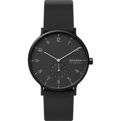 Skagen - Zegarek. Czarne zegarki męskie Skagen, ze stali. W wyprzedaży za 399,90 zł.