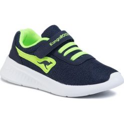 Sneakersy KANGAROOS - Kl-Curve Ev 18510 000 4054 Dk Navy/Lime. Niebieskie trampki chłopięce KangaROOS, bez wzorów, z tworzywa sztucznego, na rzepy. Za 149,00 zł.
