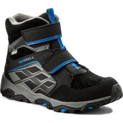 Śniegowce MERRELL - Moab Polar Wtrpf MY57098 Blk. Czarne śniegowce chłopięce Merrell, na zimę, bez zapięcia. W wyprzedaży za 199,00 zł.