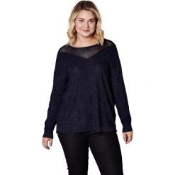 Swetry klasyczne damskie: Sweter w kolorze granatowym