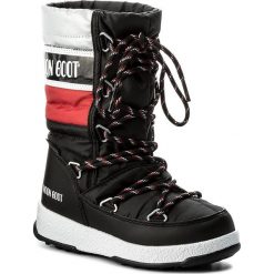 Buty zimowe chłopięce: Śniegowce MOON BOOT – We Quilted Jr Wp 34051500001 Nero/Rosso/Ar