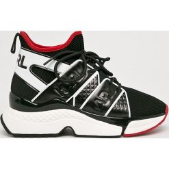 Karl Lagerfeld - Buty Aventure. Czarne buty sportowe damskie marki KARL LAGERFELD, bez wzorów, ze skóry, sportowe. Za 999,90 zł.
