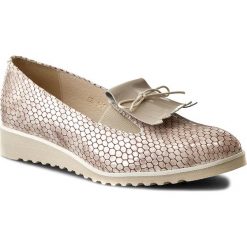 Półbuty SERGIO BARDI - Claudie FS127228117GM 303. Brązowe półbuty damskie na koturnie marki Sergio Bardi, z lakierowanej skóry. W wyprzedaży za 169,00 zł.